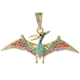 Rainbow Dino Charms For DIY Necklace Making