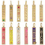 Enamel Mama Mom Charms for DIY Jewelry Making