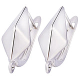 Silver Plated Earring Hooks DIY Needlework Dangle Charms Earrings Making