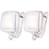 Silver Plated Earring Hooks DIY Needlework Dangle Charms Earrings Making