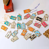 Colorful Enamel Moon Star Evil Eye Charms for DIY Jewelry Making