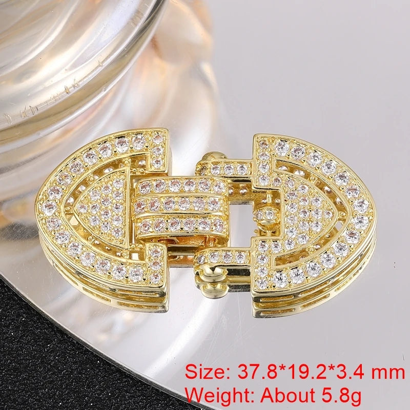 Copper Multirows Fastener Locks for Jewelry Making