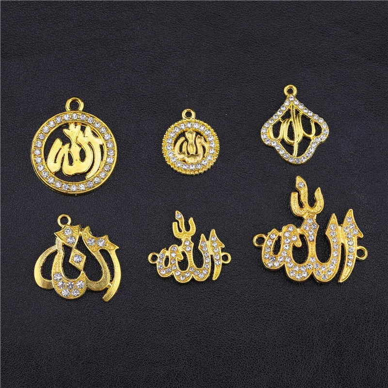 Religious Islamic Allah Pendant Connectors for Jewelry Making