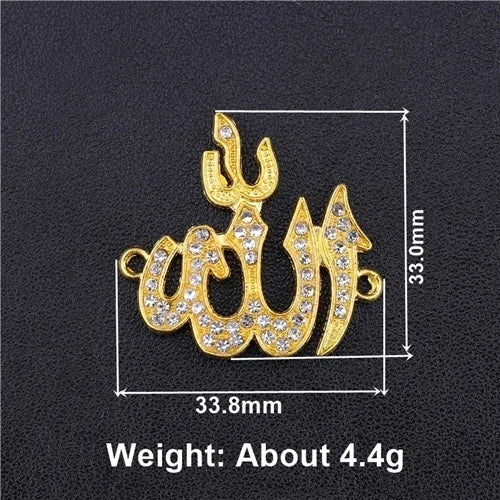 Religious Islamic Allah Pendant Connectors for Jewelry Making