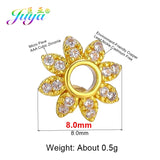 Women's Flower Spacers Charm Beads for DIY Earrings
