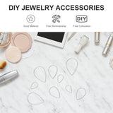 Round Earrings Pendant Jewelry Making Kit Charms Supplies