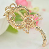 Scorpion Key Keyring Women Rhinestone Crystal Charm Pendant Key Bag Chain