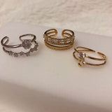 K Pop Open Adjustable Ring for Women Wholesale
