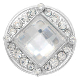 Butterfly Crystal Birthstone Snap Button Bracelet