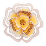 18mm Flower Love Crystal Gemstone Snap Button DIY Bracelet