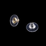 K3ND Earring Backs - 10 Styles Butterfly Metal Rubber Plastic Secure Backs