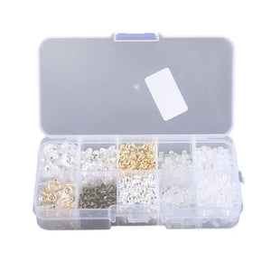K3ND Earring Backs - 10 Styles Butterfly Metal Rubber Plastic Secure Backs