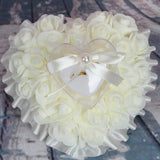 K3ND Ring Box Storage Cushions Pillow Wedding Jewelry Romantic