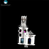 Castle Beads Cage Aroma Bead Charms Pendant Essential Oil Diffuser