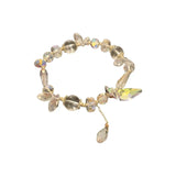 Crystal Love Irregular Elastic Bracelet Women Japanese Temperament Bracelet