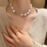 Baroque Pearl Women's Necklace for Party Jewelry