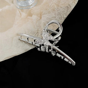 Metal Butterfly Hair Clip Spoon Curly Hair Stick Women Jewelry