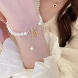 French Vintage Pearl Bracelet for Women