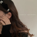KAITIN Vintage Pearl Bow Hair Band Pressure Hair Temperament Hair Accessories
