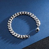 10mm Chunky Cuban Chain Bracelet 16-24cm Stainless Steel Armband Jewellry