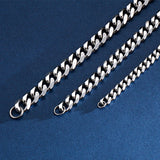 10mm Chunky Cuban Chain Bracelet 16-24cm Stainless Steel Armband Jewellry