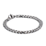 10mm Chunky Cuban Chain Bracelet 16-24cm Stainless Steel Armband Jewellry