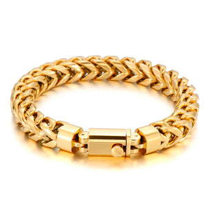 10mm Mens Bracelet Mexican Bangle Stainless Steel