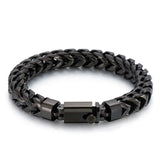 10mm Mens Bracelet Mexican Bangle Stainless Steel