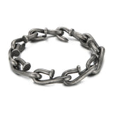 12mm Nail Link Chain Bracelet Stainless Steel Identity Jewelry