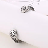 Vintage Snake Charm Open Bangle Stainless Steel 316L Women Accessories