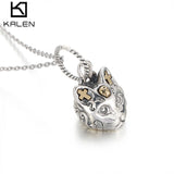 KALEN 925 Silver Mini Cat Pendant Necklace