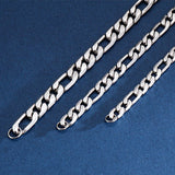 9mm Chunky Cuban Chain Bracelet Stainless Steel 16-24cm Men Women