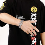 9mm Chunky Cuban Chain Bracelet Stainless Steel 16-24cm Men Women