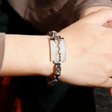 Bulgaria Byzantine Chain Bracelet Men Stainless Steel