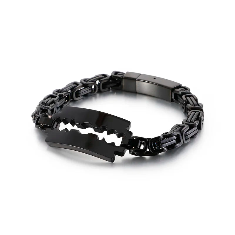 Bulgaria Byzantine Chain Bracelet Men Stainless Steel