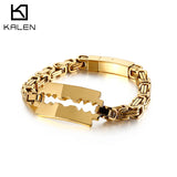 Bulgaria Byzantine Chain Bracelet Men Stainless Steel