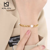 Pearl Chain Bracelet for Women