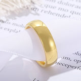 Classic Stainless Steel Couple Rings 6MM Men Women Engagement Jewelry