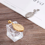 Stainless Steel Virgin Mary Earrings Punk Cross Religious Jewelry