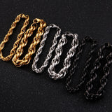 Men's Stainless Steel Bracelet & Bangle - Two Sizes Three Styles