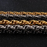 Men's Stainless Steel Bracelet & Bangle - Two Sizes Three Styles