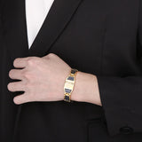 Prayer Hand Bracelet Men Christian Stainless Steel Religion Jewelry