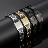 Prayer Hand Bracelet Men Christian Stainless Steel Religion Jewelry