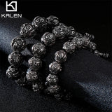 Men's Punk Stainless Steel Charm Bracelet with Mysterious Symbol