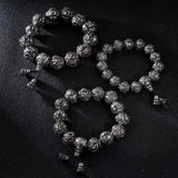 Men's Punk Stainless Steel Charm Bracelet with Mysterious Symbol