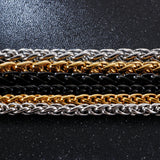 Retro HipHop Style Stainless Steel Bracelet Tricolor