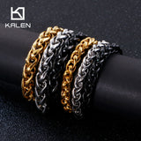Retro HipHop Style Stainless Steel Bracelet Tricolor