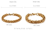 Retro HipHop Style Stainless Steel Bracelet Tricolor