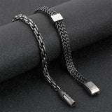 Matte Link Chain Bracelet Stainless Steel Bangle