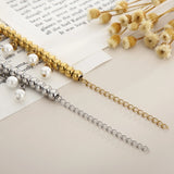 Bohemian Tassels Pearl Bracelet for Women, Daughter Birthday Gift